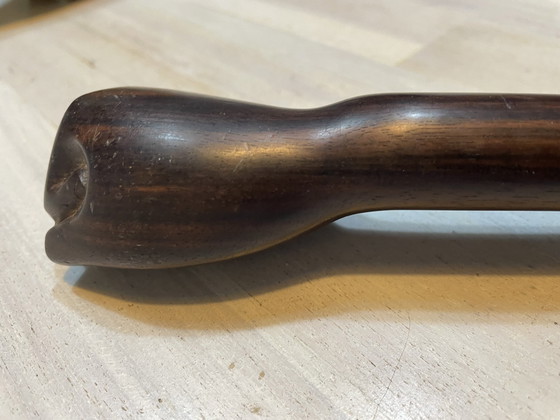 Image 1 of Hardwood Walking Stick With Clenched Fist