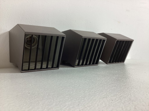 3 Vintage Philips Seventies Wall Lights