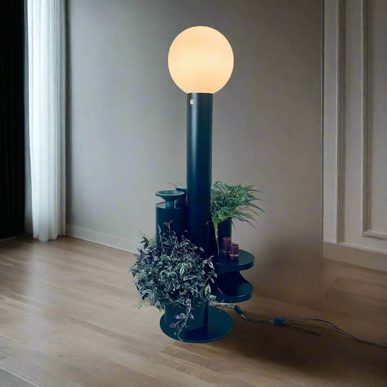 Image 1 of Large Space Age Floor Lamp Christmas Merchant 1980