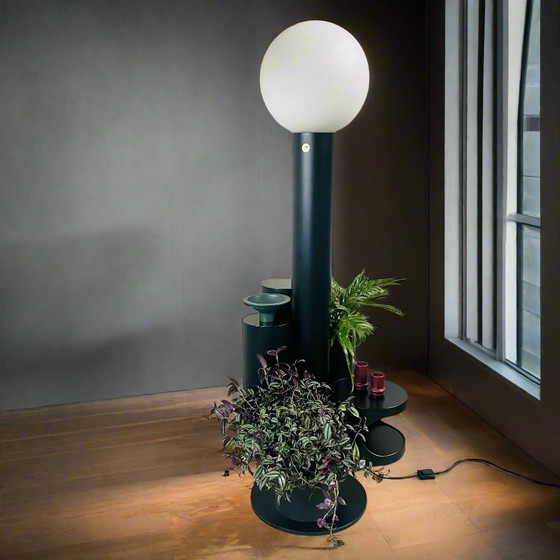 Image 1 of Large Space Age Floor Lamp Christmas Merchant 1980