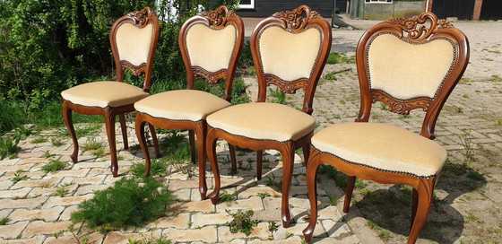 Image 1 of 4 Antique Horrix Baroque Dining Chairs