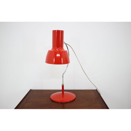 Image 1 of Vintage red table lamp Napako, 1960