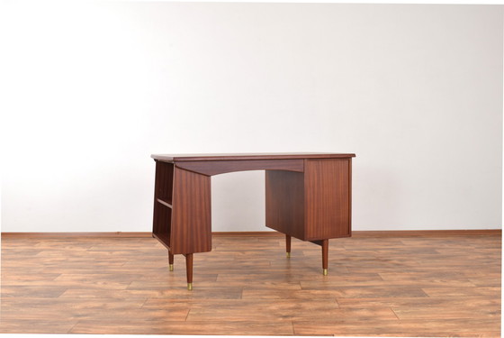 Image 1 of Mid-Century Norwegian Teak Desk Model 44 From Brødrene Jåtogs Møbelfabrikk, 1950S.