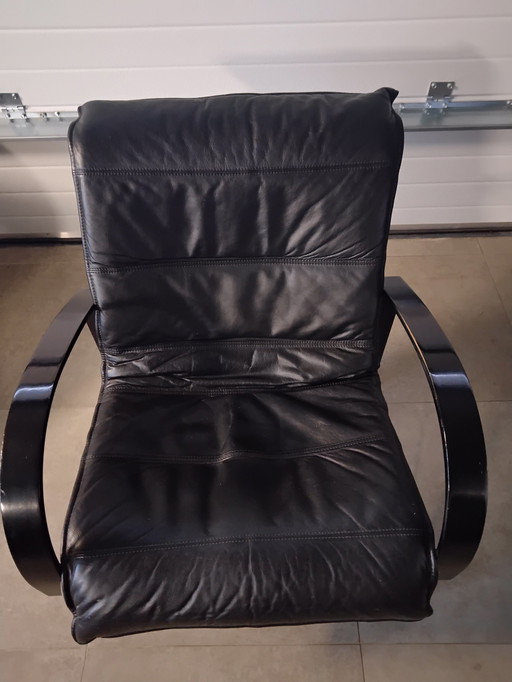 Ikea, Tord Bjorklund, Leather Lounge Armchair