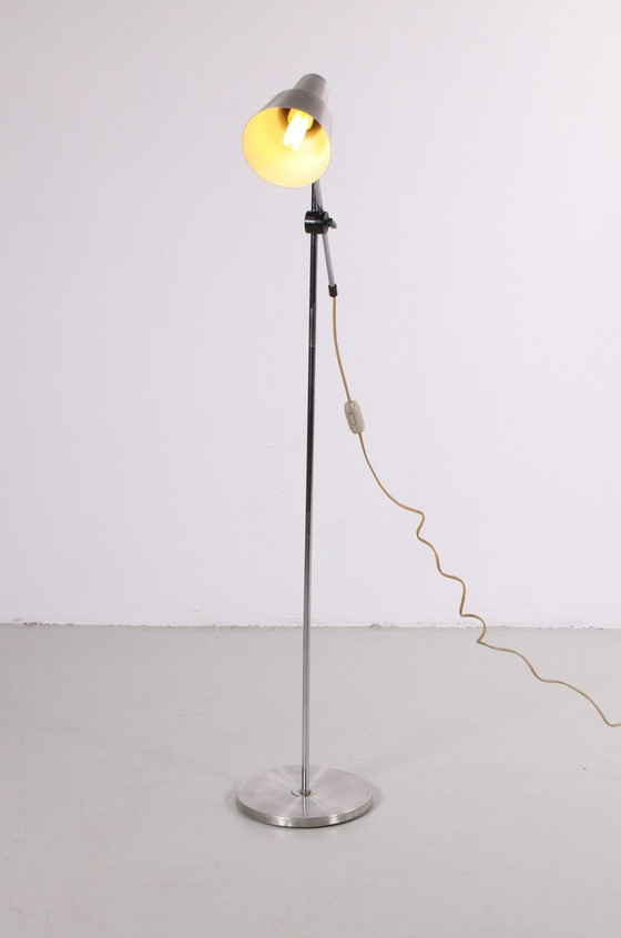 Image 1 of Aluminum fishing lamp from denmark with adjustable spotlight.