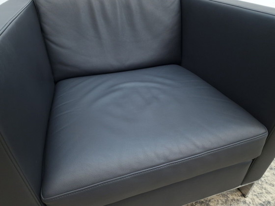 Image 1 of Walter Knoll Foster #3 500 Fauteuil design en cuir Chaise Fauteuil club