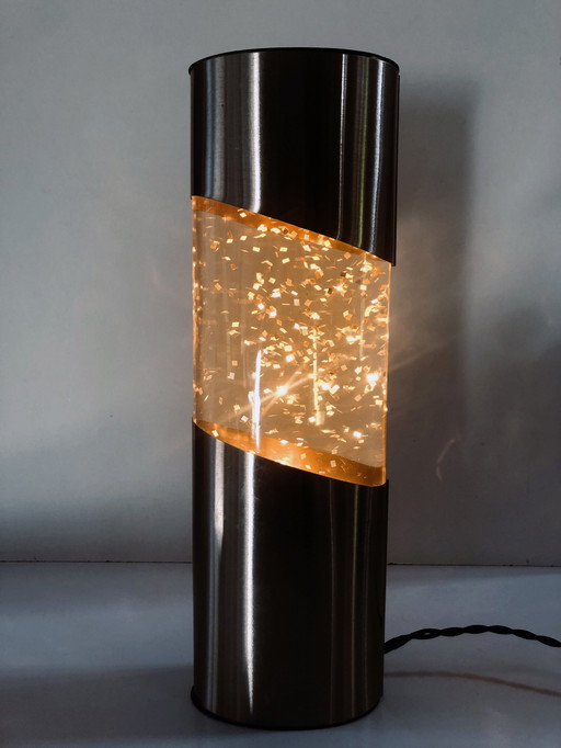 Lampe à Paillettes Vintage - Glitter Lamp - Space Age - 1970