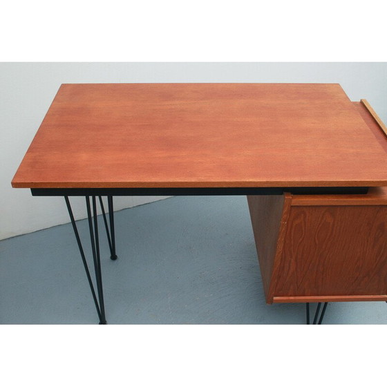 Image 1 of Vintage teak desk by Tijsseling for Tijsseling Nijkerk, Netherlands 1950s