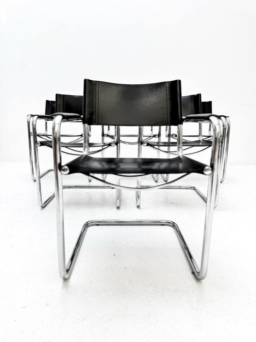 Original chairs Mg5 by Centro Studi for Matteo Grassi, set of 6