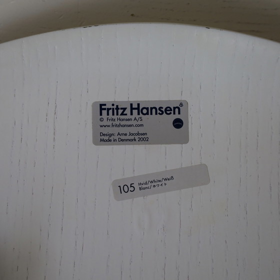 Image 1 of 2x Arne Jacobsen Ant Chair for Fritz Hansen, 2000s