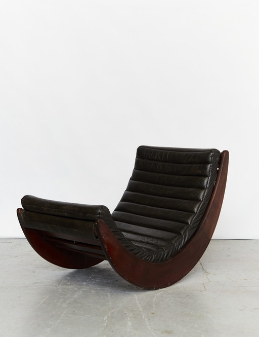 Relaxer 2 Rocking Chair By Verner Panton For Rosenthal,