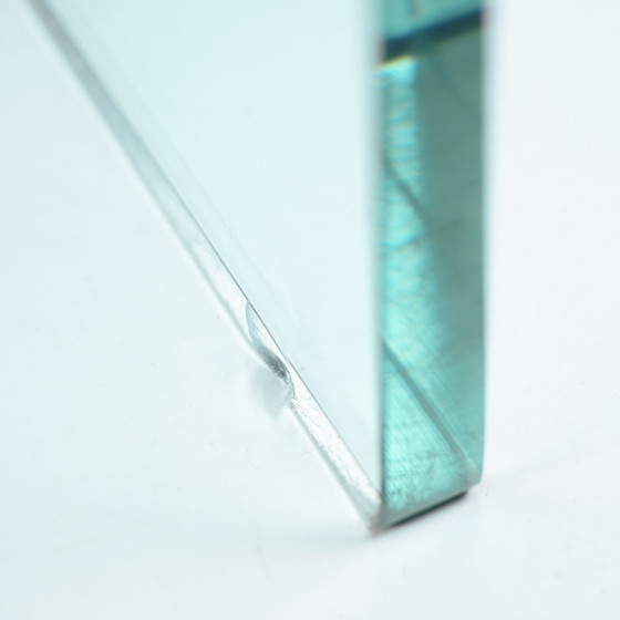 Image 1 of Fiam Glass Desk Or Dining Table, 1984
