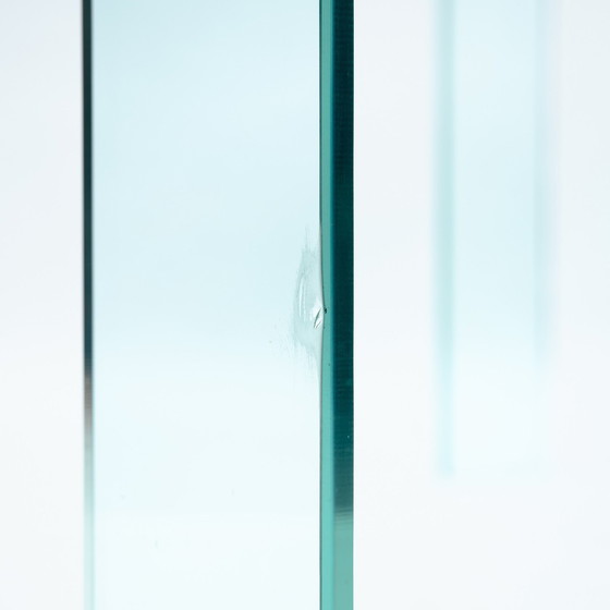Image 1 of Fiam Glass Desk Or Dining Table, 1984