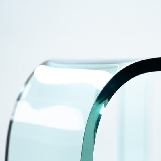 Image 1 of Fiam Glass Desk Or Dining Table, 1984