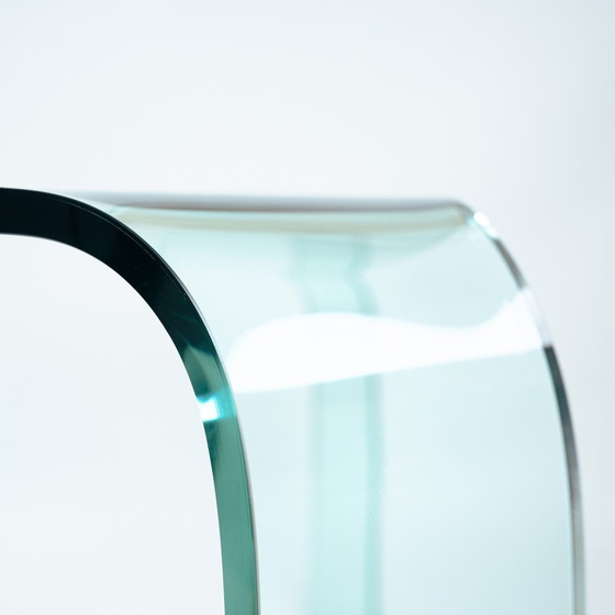 Image 1 of Fiam Glass Desk Or Dining Table, 1984