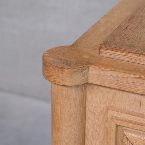 Image 1 of Vintage blonde oakwood French deco sideboard, 1940s