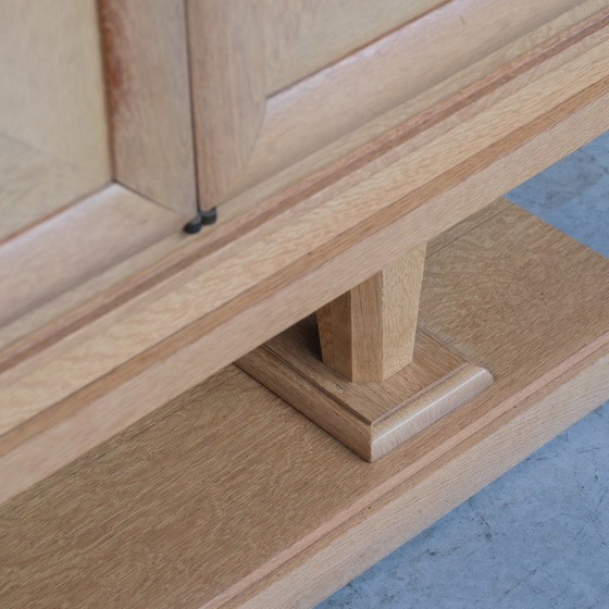 Image 1 of Vintage blonde oakwood French deco sideboard, 1940s