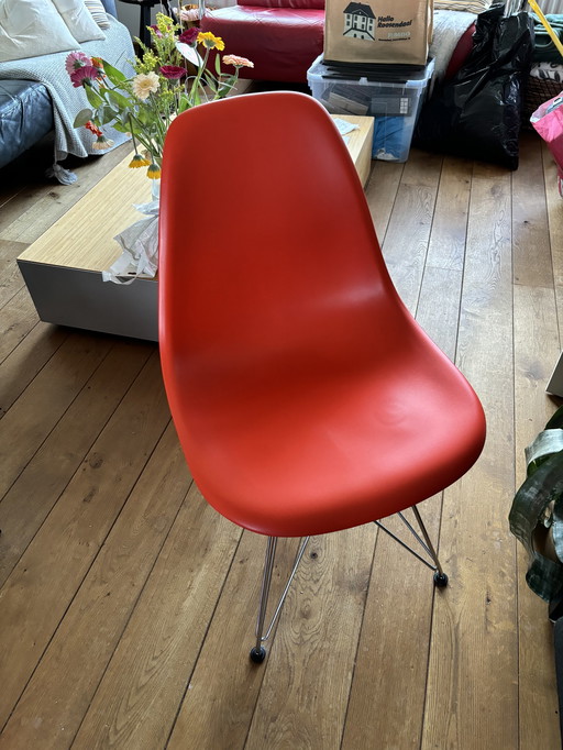 Chaise Vitra orange/rouge