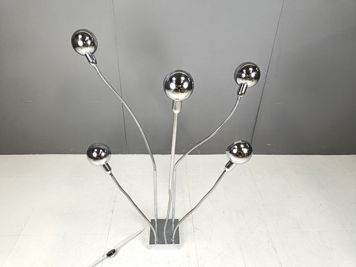 Lampadaire Hydra par Pierre Folie, 1970S