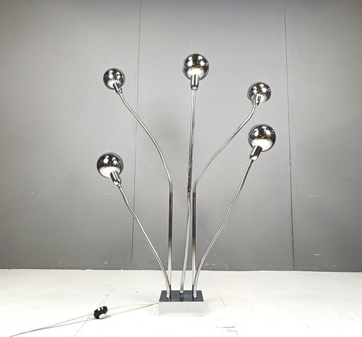 Lampadaire Hydra par Pierre Folie, 1970S