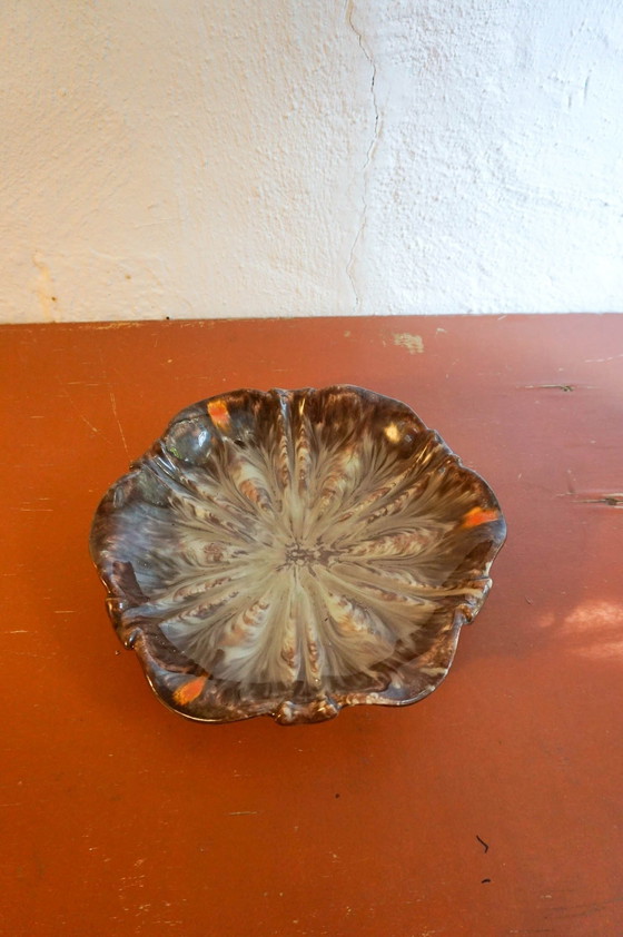 Image 1 of Mid Century Majolica Jasba Fruit Bowl