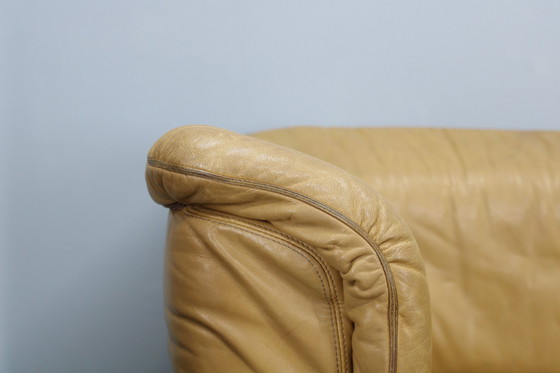 Image 1 of 1970S Wittmann Hochbaret Leather Modular Sofa, Austria 