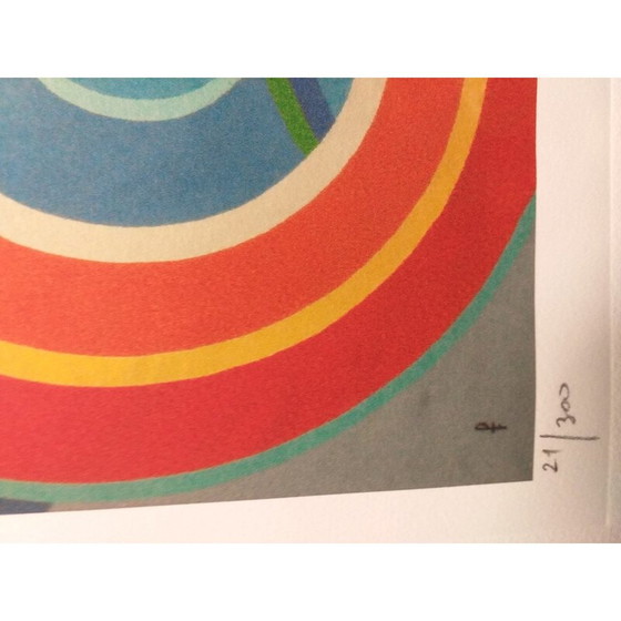 Image 1 of Vintage lithograph "Abstract II" by Sonia Delaunay, 2010