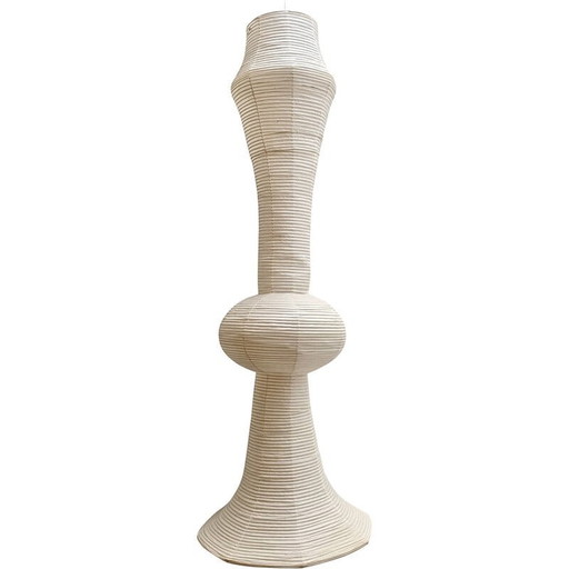 Vintage Akari Model H pendant lamp by Isamu Noguchi, 1970