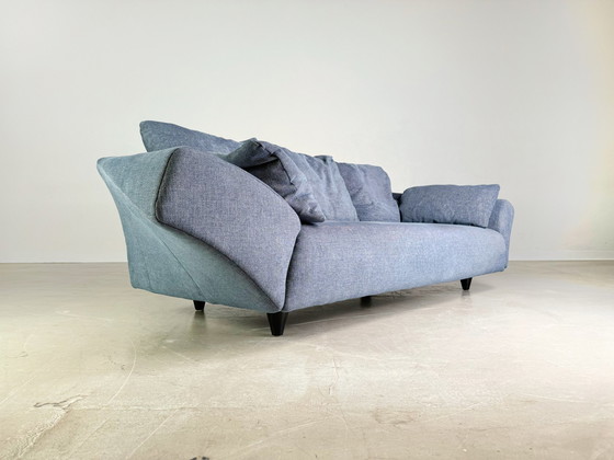 Image 1 of Rolf Benz Sofa 333 Couch With Ottoman Footstool Three-Seater