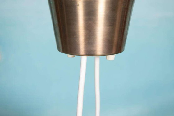 Image 1 of Lampe suspendue vintage en verre orrefors, Lampe suspendue en verre Regency 60s