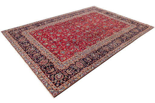 Persian carpet Kashan 3,40 X 2,33 Hand-knotted oriental rug No. 24623