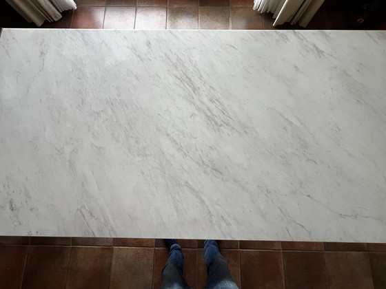 Image 1 of Marble dining table white