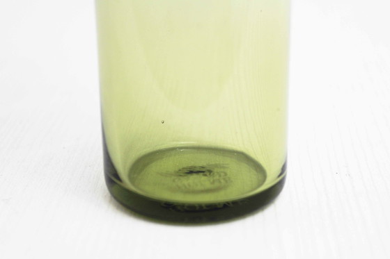 Image 1 of Jarrón Holmesgaard de vidrio amarillo, 1970