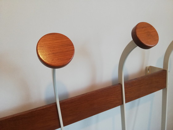 Image 1 of Wall Coat Rack Teak Steel