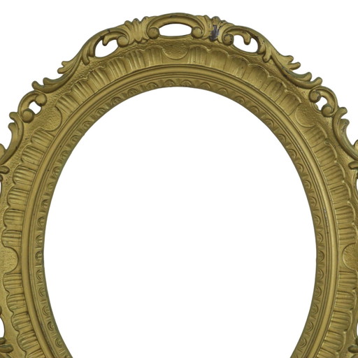 Oval Gold Frame Classic