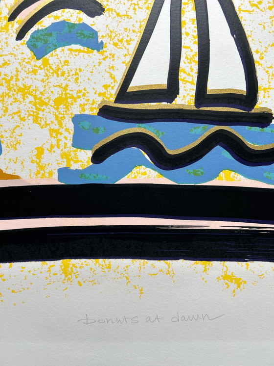 Image 1 of Screenprint Bettina Lopetro - Donuts at dawn