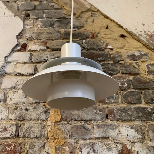 Petite lampe suspendue Nordlux blanche, abat-jour multiple, Danemark, 1960-80s