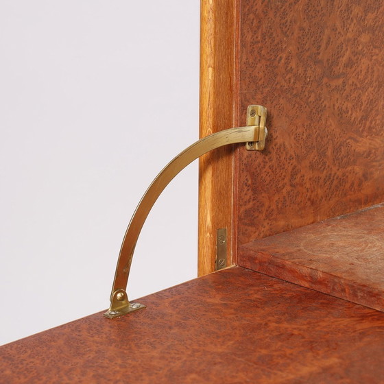 Image 1 of Swedish Hanging Bar - Oak Structure And Elm Veneer - Loupe D'Orme