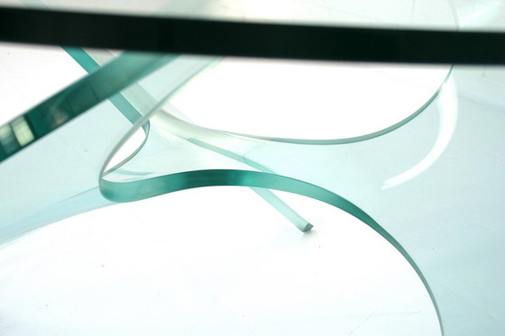 Image 1 of Knut Hesterberg for Ronald Schmitt propeller glass coffee table / coffee table