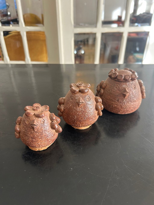 Terracotta salt and pepper shaker 1970