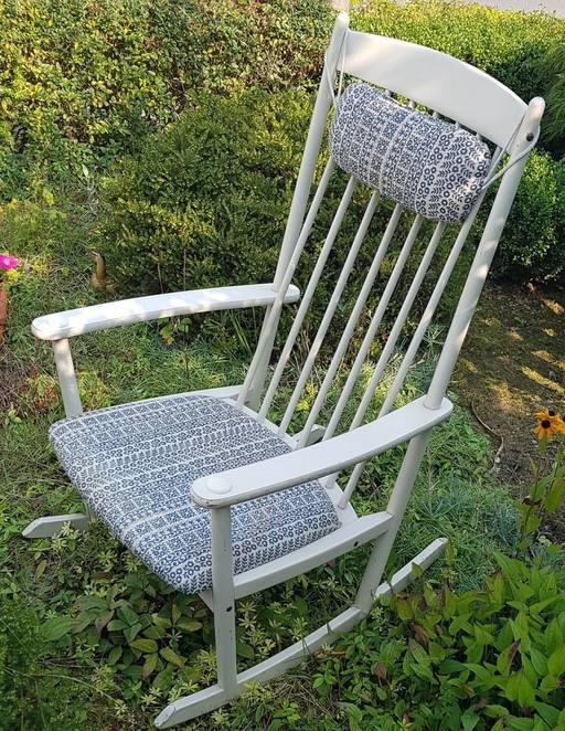 Mid-Century Scandinavian Rocking Chair