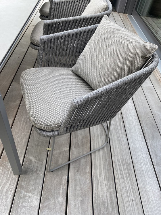 Image 1 of 8x Cane Line outdoor chairs