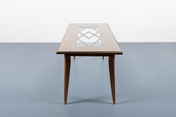 Image 1 of Architectural Italian Mid-Century Modern table from 1950s