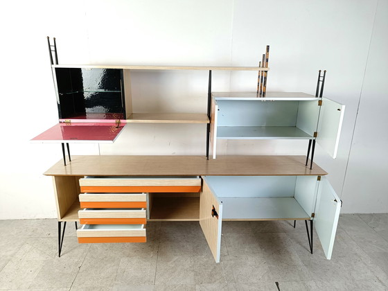 Image 1 of Mid century italian free standing wall unit