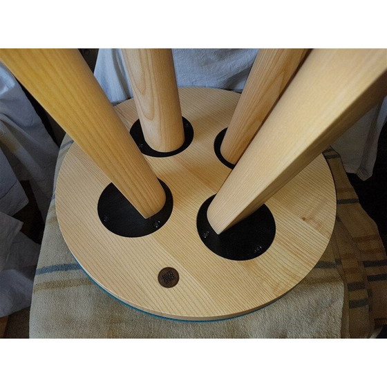 Image 1 of Vintage set of 8 "Buzzy Milk" stools by Alain Gilles