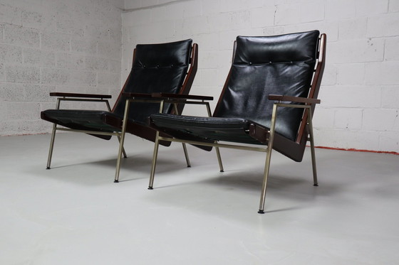 Image 1 of Pair Of Lounge Chairs Model 1611 By Rob Parry For De Ster Gelderland, 1952