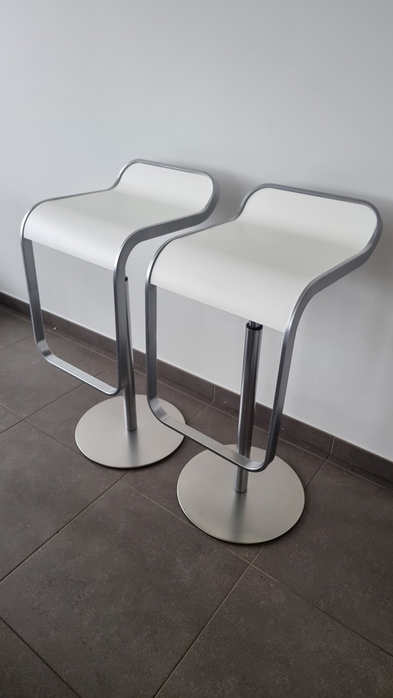 Image 1 of 2x Lapalma Lem bar stools