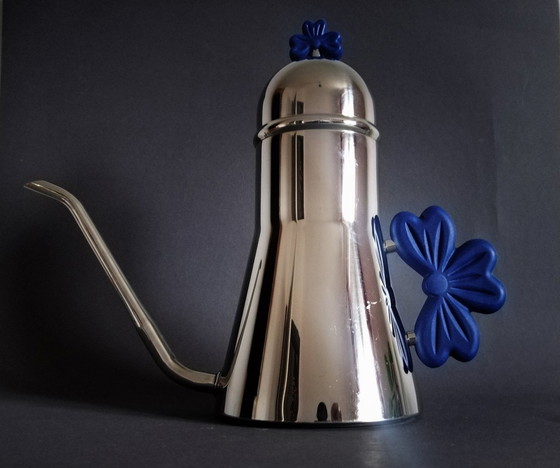 Image 1 of Prandelli Italy 'Giovani' Postmodern Coffee Pot + Sugar Bowl 1990S