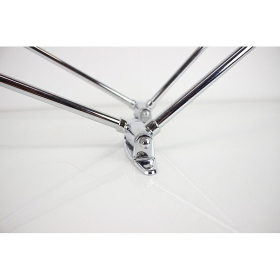 Image 1 of Vintage chrome steel wall hanger, Czechoslovakia 1950