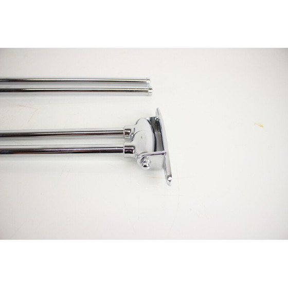 Image 1 of Vintage chrome steel wall hanger, Czechoslovakia 1950